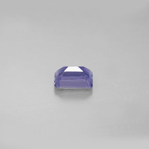 Iolita azul natural de 0,55 ct, corte esmeralda, VS