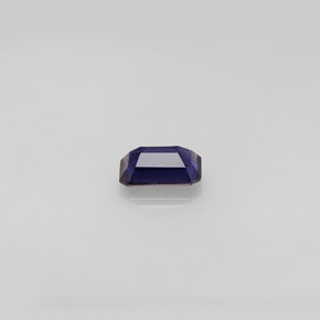 Iolita azul natural de 0,41 ct, corte esmeralda, VS