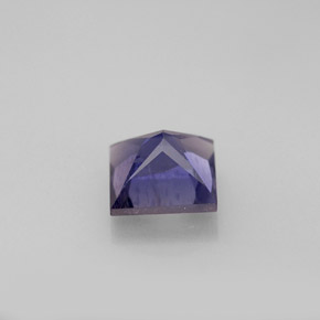 Iolita azul natural de 1,11 ct, cuadrado, VS