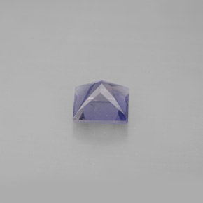 Iolita azul natural de 0,88 ct, cuadrado, VS