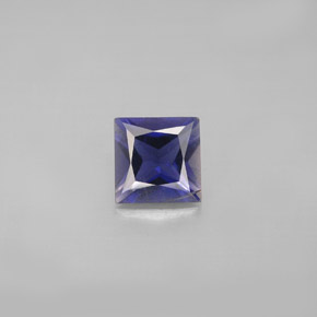 iolita Azul violeta natural de 0.79 ct, Cuadrado, VS