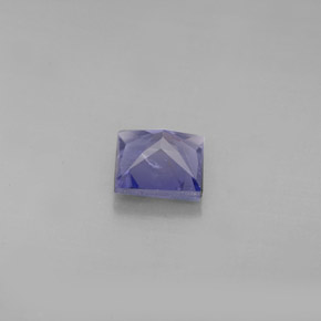 Iolita azul natural de 0,94 ct, cuadrado, VS