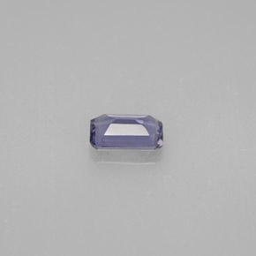 Iolita azul natural de 0,39 ct, corte esmeralda, VS
