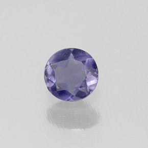 iolita Azul violeta natural de 0.18 ct, Corte Redondo, VS-SI