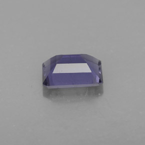 Iolita azul natural de 1,25 ct, corte esmeralda, VS