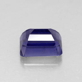 iolita Azul violeta natural de 1.93 ct, corte esmeralda, VS