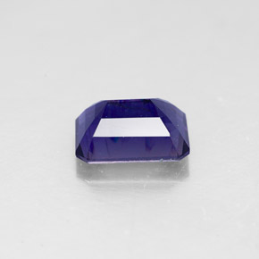 iolita Azul violeta natural de 1.35 ct, corte esmeralda, VS-SI
