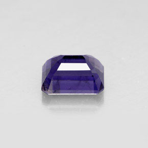 iolita Azul violeta natural de 1.62 ct, corte esmeralda, VS