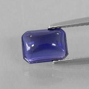 iolita Azul violeta natural de 1.25 ct, Transparente, Transparente / Translúcido