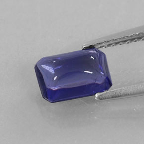 iolita Azul violeta natural de 1.25 ct, Transparente, Transparente / Translúcido