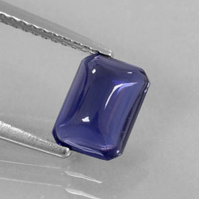 Iolita azul natural de 1,29 ct, transparente, transparente / translúcido