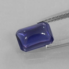 Iolita azul natural de 1,29 ct, transparente, transparente / translúcido