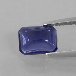 Iolita azul natural de 1,28 ct, transparente, transparente / translúcido