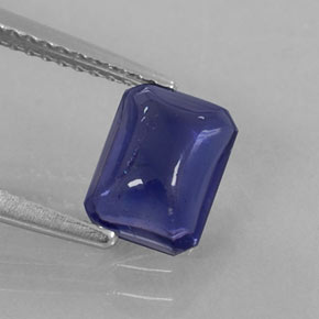 Iolita azul natural de 1,28 ct, transparente, transparente / translúcido