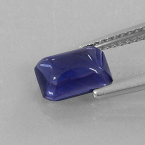 Iolita azul natural de 1,28 ct, transparente, transparente / translúcido