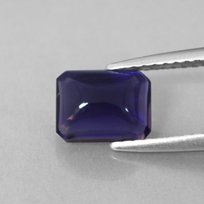 Iolita violeta natural de 1,07 ct, transparente, transparente / translúcido