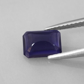 Iolita violeta natural de 1,07 ct, transparente, transparente / translúcido