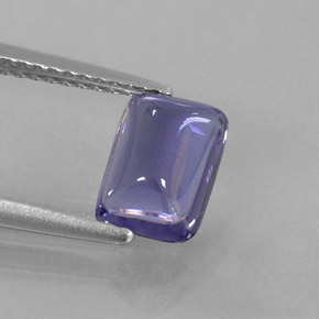 Iolita azul natural de 1,29 ct, transparente, transparente / translúcido