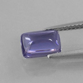 Iolita azul natural de 1,29 ct, transparente, transparente / translúcido