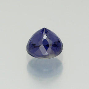 Iolita azul natural de 0,51 ct, corte redondo, VS-SI