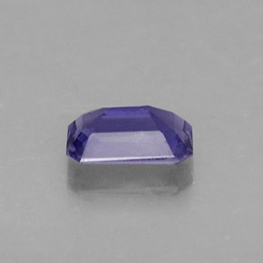 iolita Azul violeta natural de 0.40 ct, corte esmeralda, VS