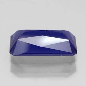 iolita Azul violeta natural de 4.13 ct, corte esmeralda, VS