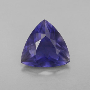 Iolita azul natural de 1,48 ct, trillón, VS-SI