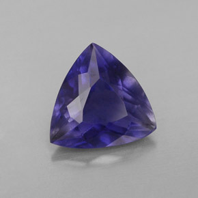 Iolita azul natural de 1,48 ct, trillón, VS-SI