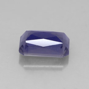 iolita Azul violeta natural de 1.39 ct, corte esmeralda, VS