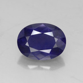iolita Azul violeta natural de 1.54 ct, Corte Óvalo, VS