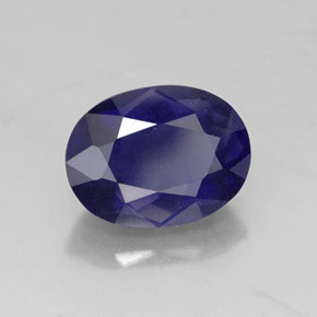 iolita Azul violeta natural de 1.54 ct, Corte Óvalo, VS
