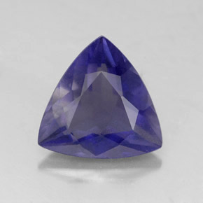Iolita azul natural de 1,64 ct, trillón, VS-SI