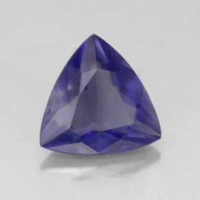 Iolita azul natural de 1,64 ct, trillón, VS-SI