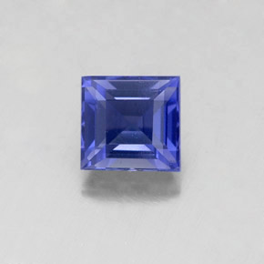 iolita Azul violeta natural de 0.93 ct, Cuadrado, VS