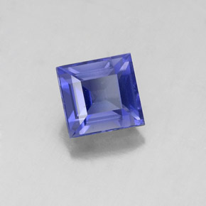 iolita Azul violeta natural de 0.93 ct, Cuadrado, VS