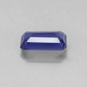 iolita Azul violeta natural de 1.24 ct, corte esmeralda, VS