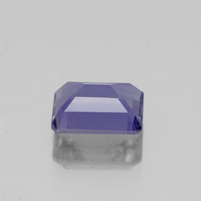 Iolita azul natural de 1,35 ct, corte esmeralda, VS