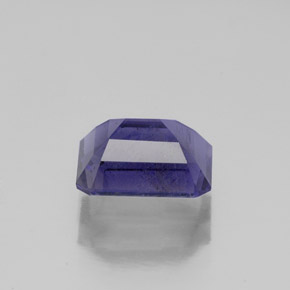 Iolita azul natural de 1,46 ct, corte esmeralda, SI