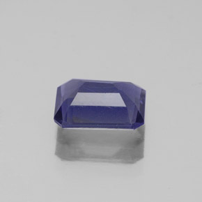 iolita Azul violeta natural de 1.17 ct, corte esmeralda, SI