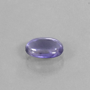 Iolita azul natural de 0,55 ct, corte óvalo, transparente