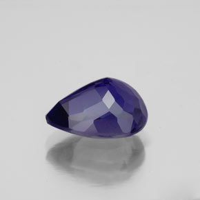 Iolita azul natural de 2,32 ct, en forma de pera, VS-SI