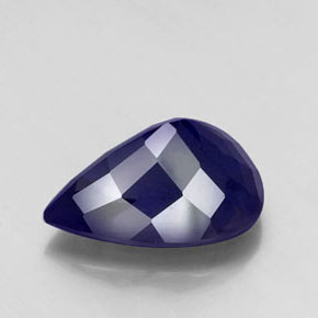 iolita Azul violeta natural de 8.98 ct, En forma de pera, VS-SI