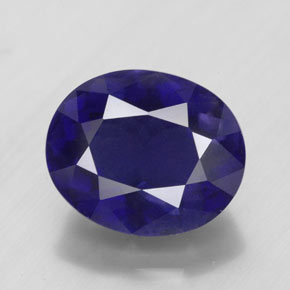 iolita Azul violeta natural de 5.21 ct, Corte Óvalo, VS