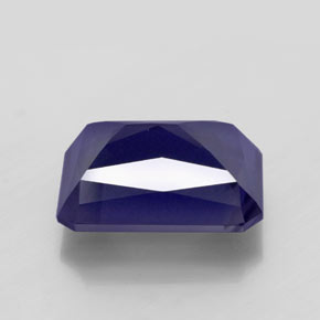 iolita Azul violeta natural de 5.19 ct, corte esmeralda, VS-SI