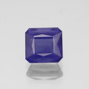 iolita Azul violeta natural de 1.18 ct, corte esmeralda, VS