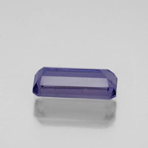 Iolita azul natural de 1,26 ct, corte esmeralda, VS-SI