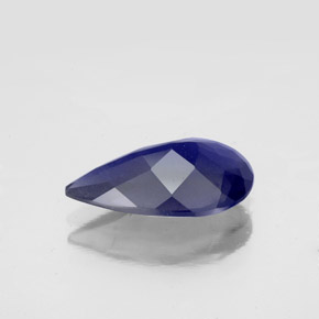 iolita Azul violeta natural de 2.34 ct, En forma de pera, VS
