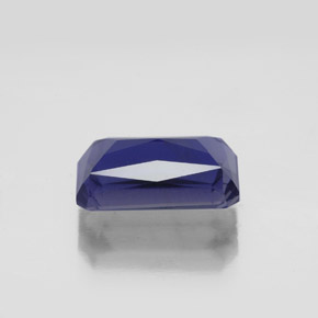 Iolita azul natural de 2,65 ct, corte esmeralda, SI