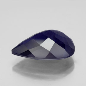 Iolita azul natural de 5,08 ct, en forma de pera, VS-SI