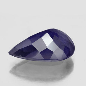 Iolita azul natural de 6,13 ct, en forma de pera, VS-SI